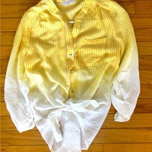 Stylish Yellow and White